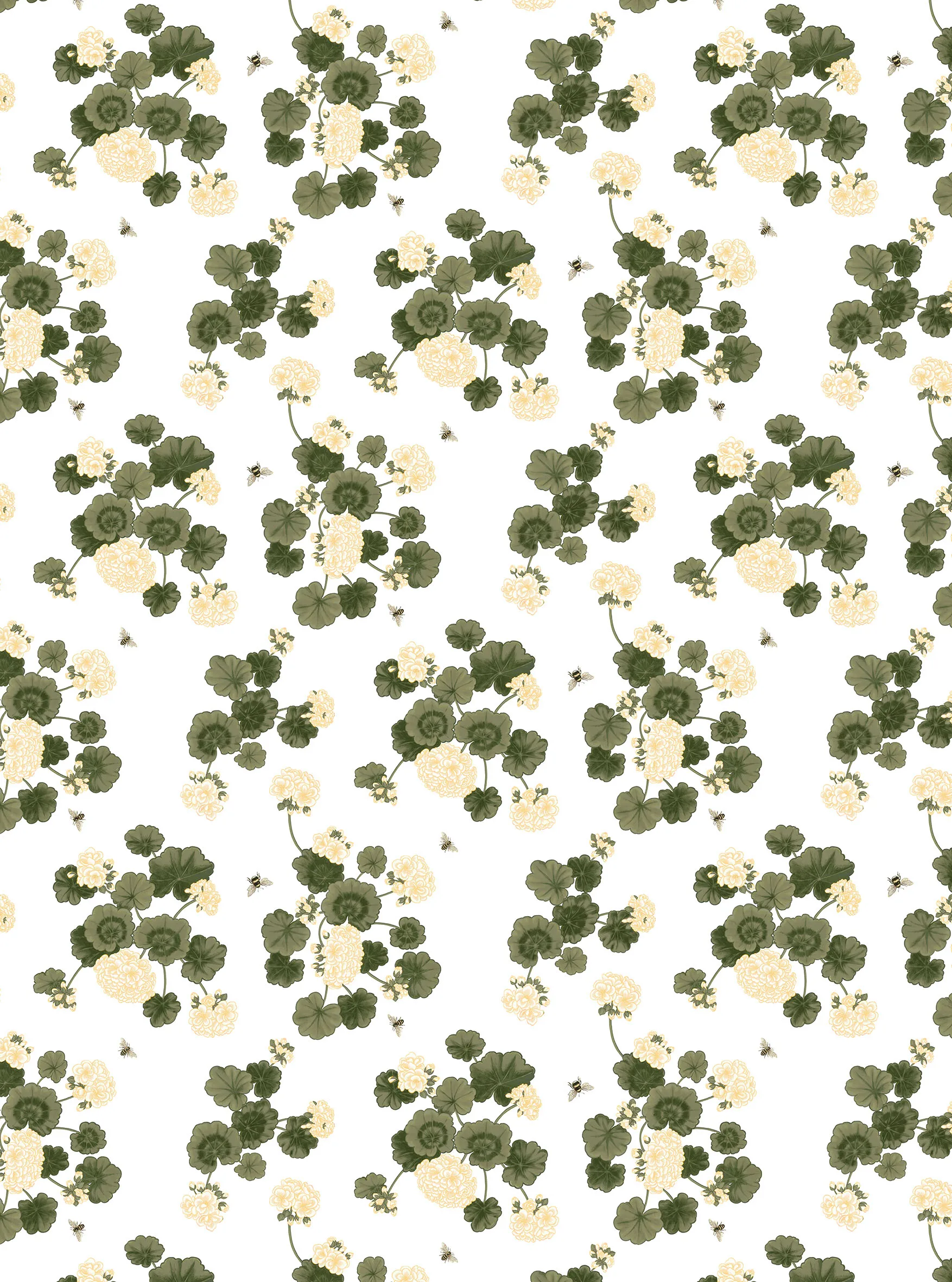 Astrid fabric, Yellow-green Arvidssons Textil