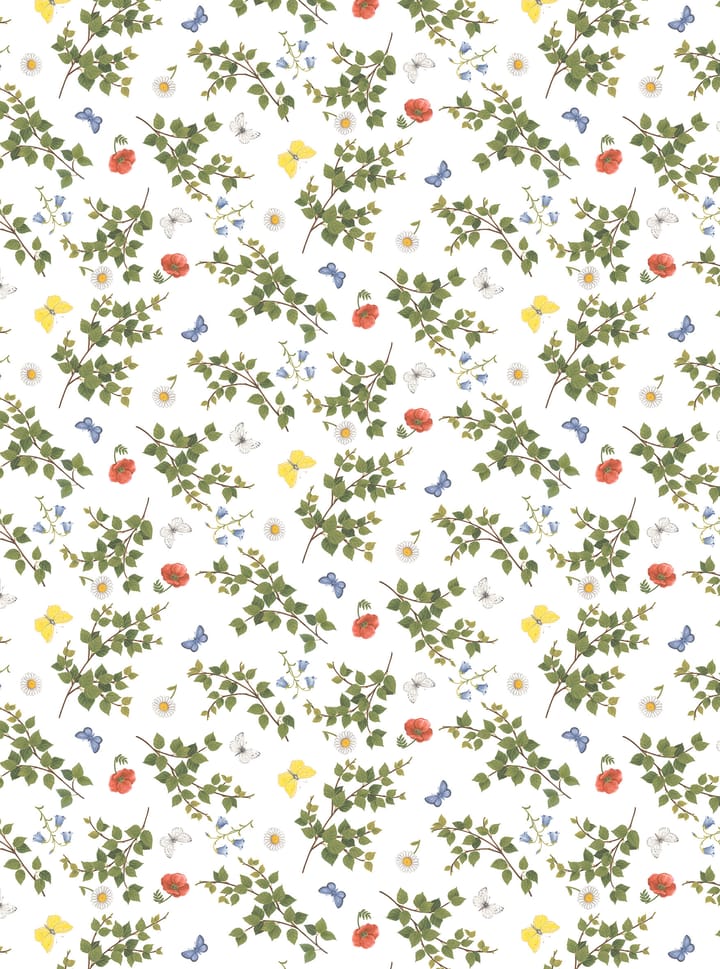 birchäng fabric - Green-multi - Arvidssons Textil