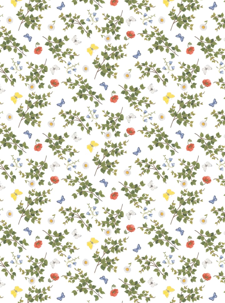 birchäng oilcloth, Green-multi Arvidssons Textil
