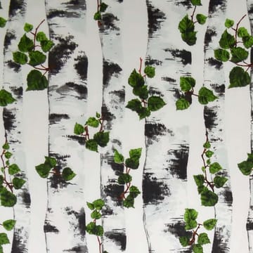 Björk fabric - black-white - Arvidssons Textil
