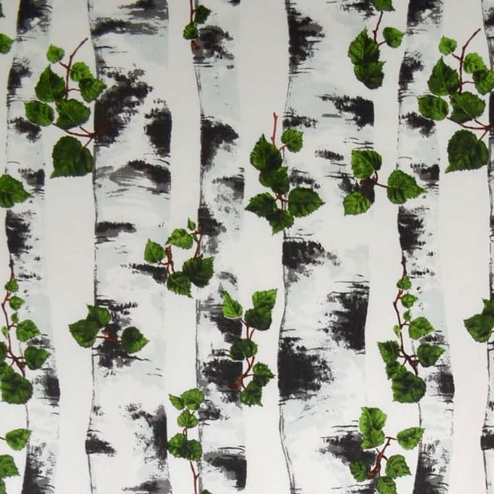 Björk fabric, black-white Arvidssons Textil