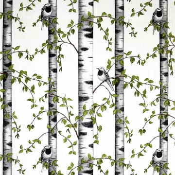 Björkdungen fabric - white - Arvidssons Textil