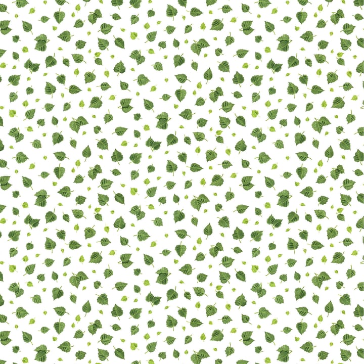 Björklöv fabric - white - Arvidssons Textil