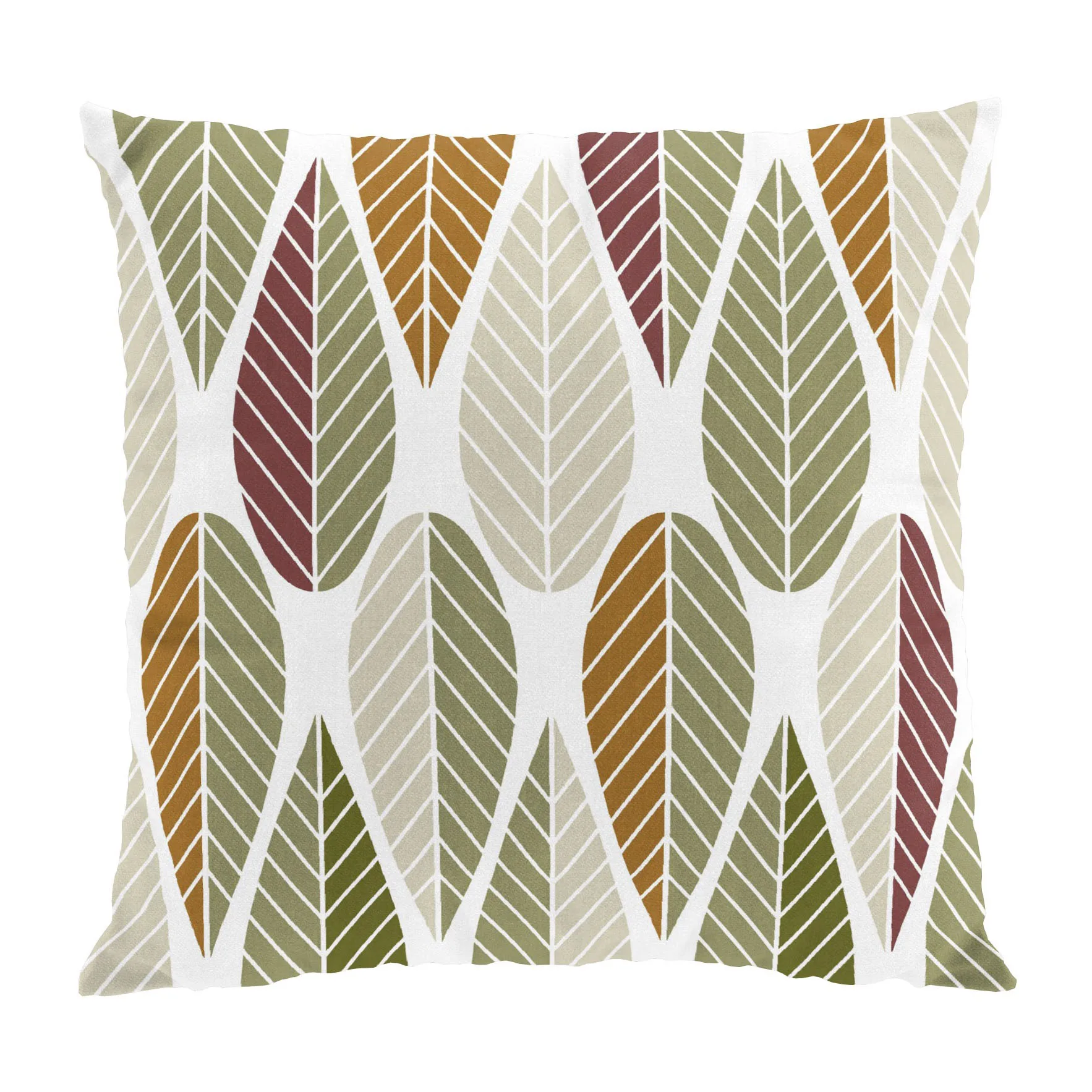 Blader cushion cover 47x47 cm, Beige Arvidssons Textil