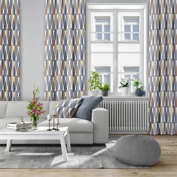 Blader fabric - blue - Arvidssons Textil