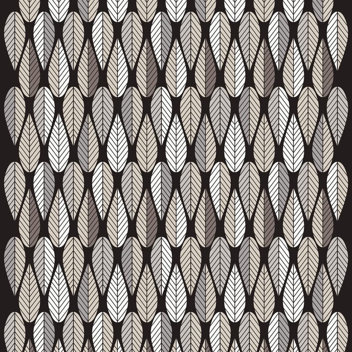 Blader fabric - grey-black-white - Arvidssons Textil