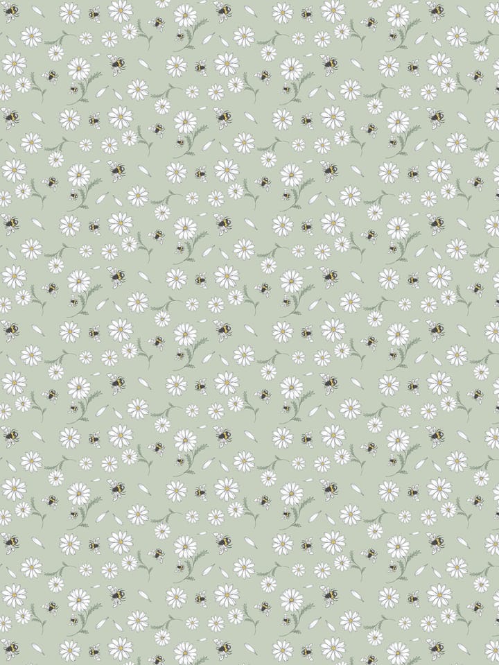 Blomstersurr fabric - Green - Arvidssons Textil