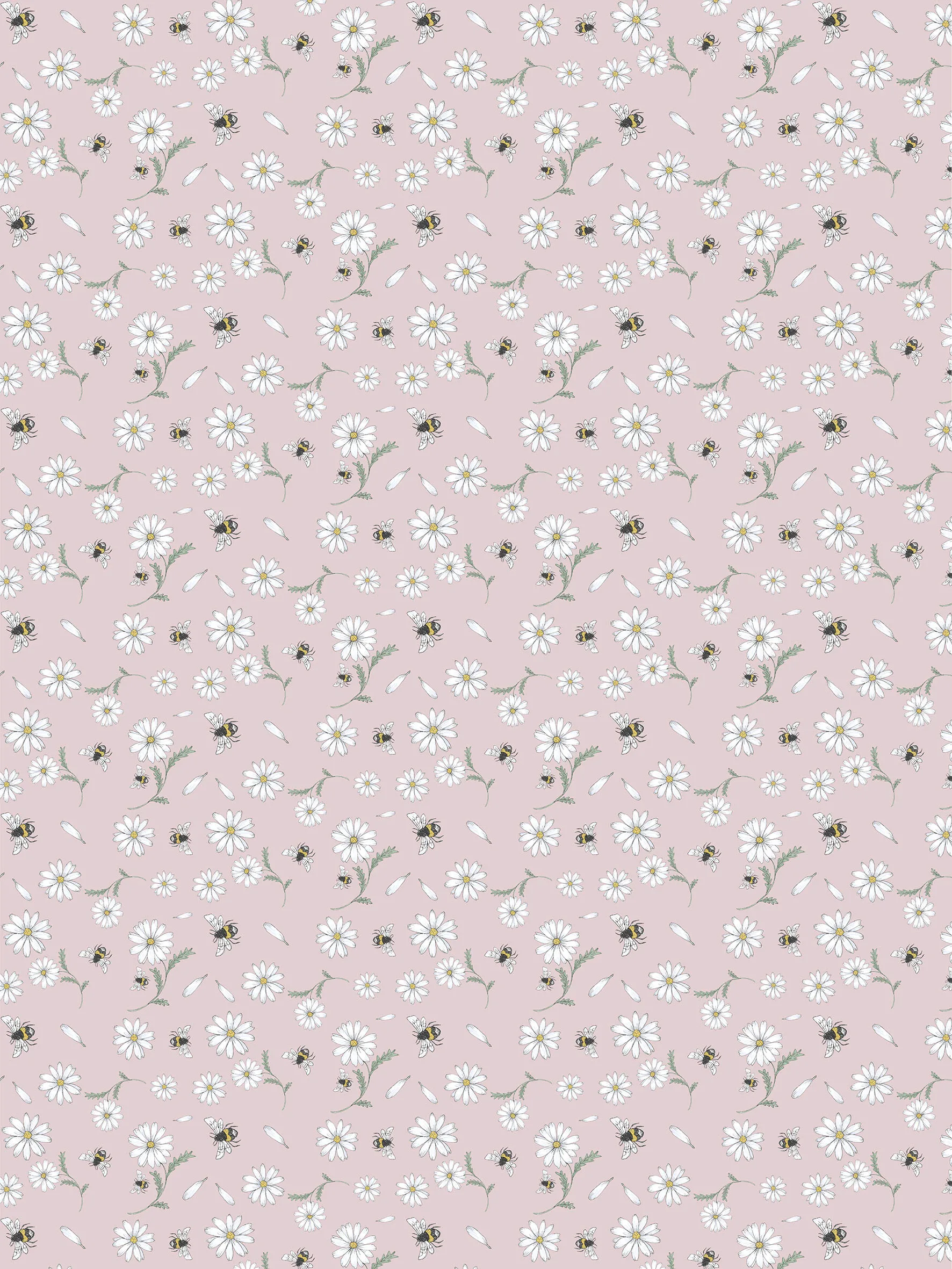 Blomstersurr fabric, Pink Arvidssons Textil