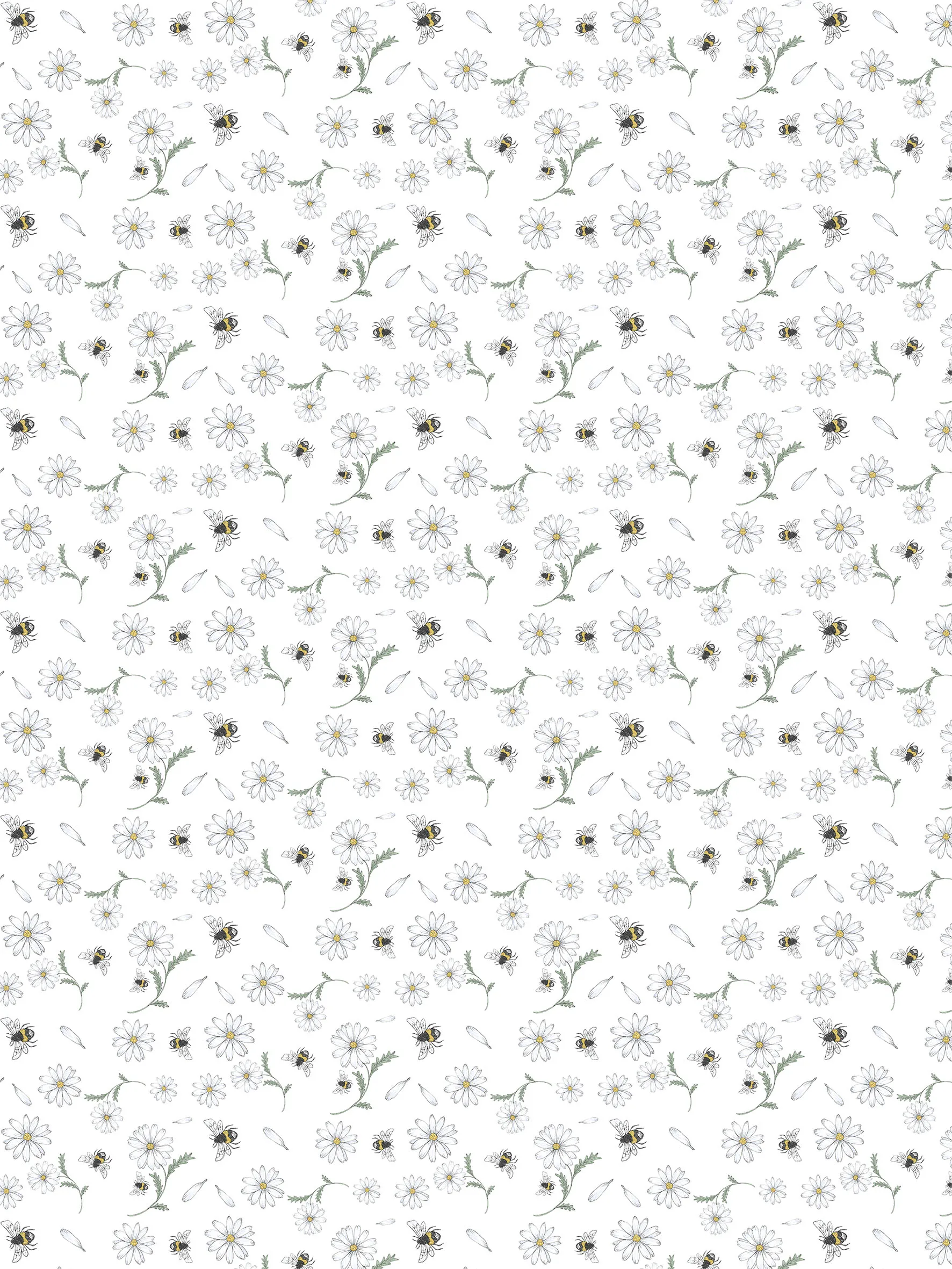Blomstersurr oilcloth, Beige Arvidssons Textil