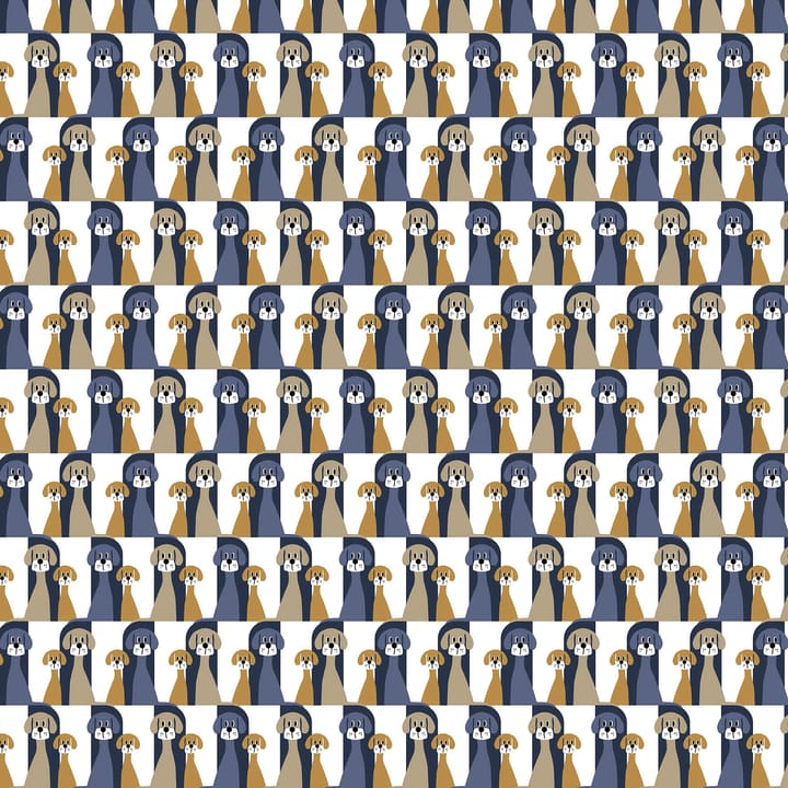 Buster fabric - blue-beige - Arvidssons Textil