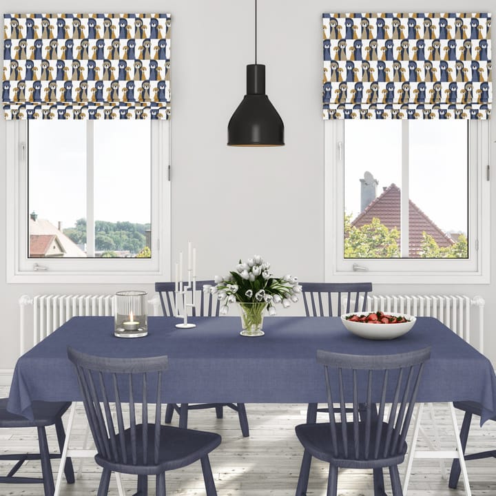 Buster fabric, blue-beige Arvidssons Textil