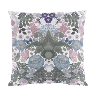 Arvidssons Textil Butterfly Flower cushion cover 47x47 cm Turquoise