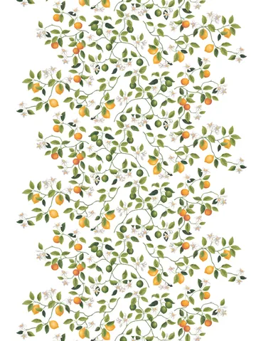 Citrusträdet fabric - Green-green - Arvidssons Textil