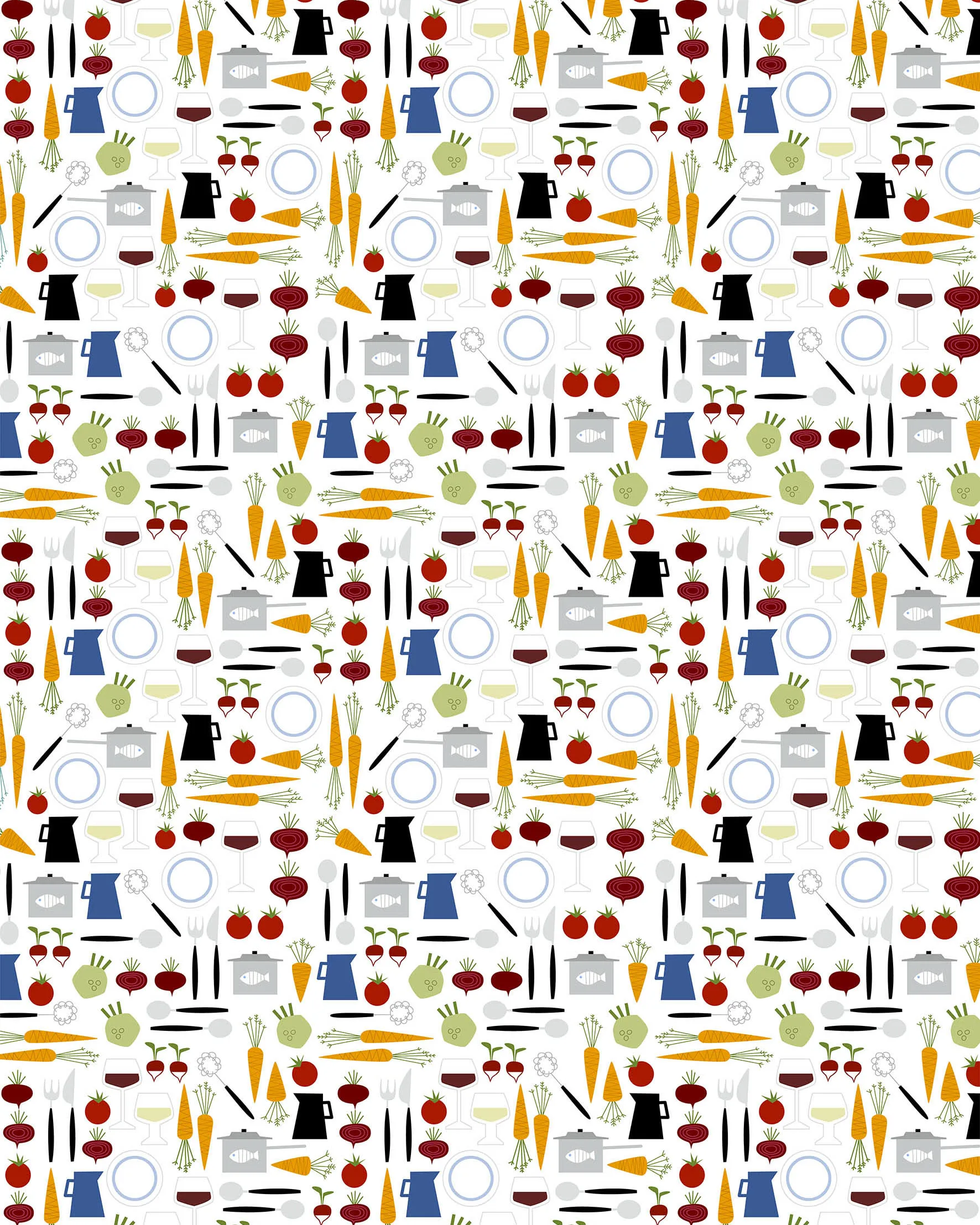 Dinner fabric, Multi Arvidssons Textil