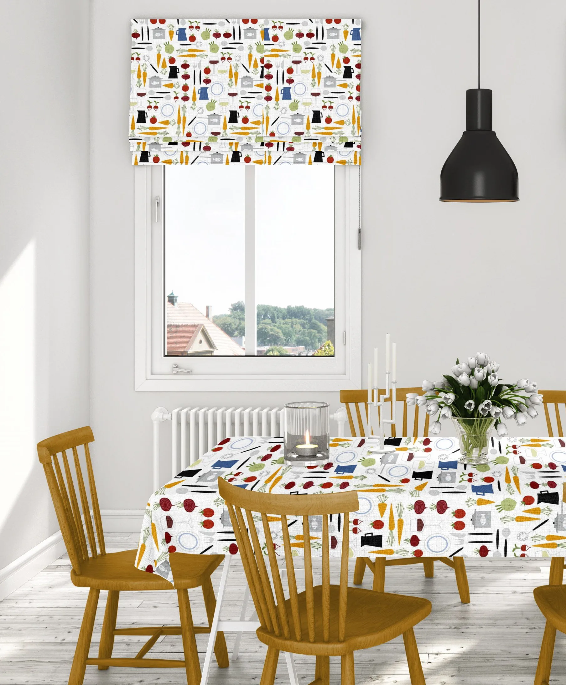 Dinner oilcloth, Multi Arvidssons Textil
