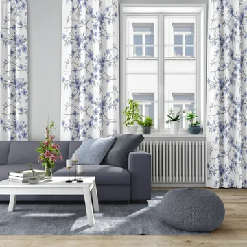Fägring fabric - Blue - Arvidssons Textil