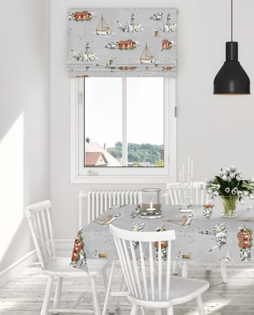 Fiskeskär oilcloth - grey - Arvidssons Textil