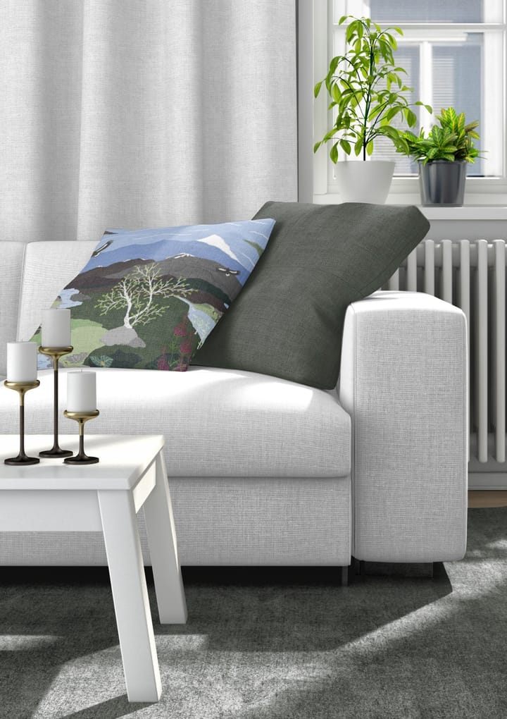 Fjällvandring cushion cover 47x47 cm - Blue-green - Arvidssons Textil