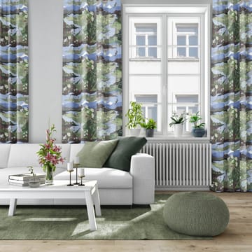 Fjällvandring fabric - Blue-green - Arvidssons Textil