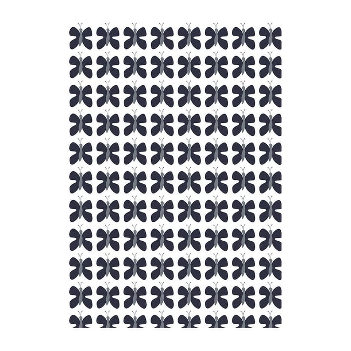 Fjäril Mini oilcloth - Blue - Arvidssons Textil