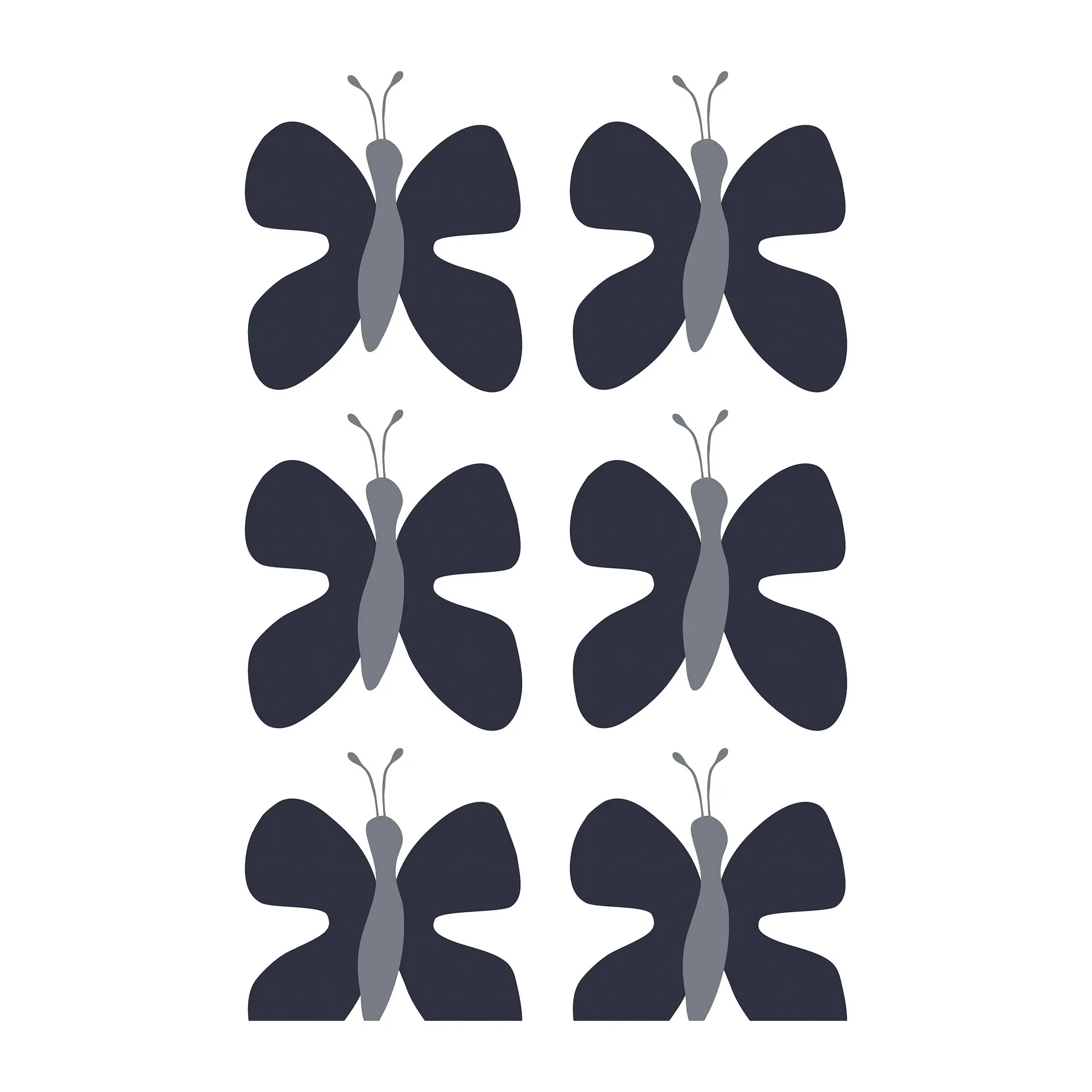 Fjäril oilcloth, Blue Arvidssons Textil