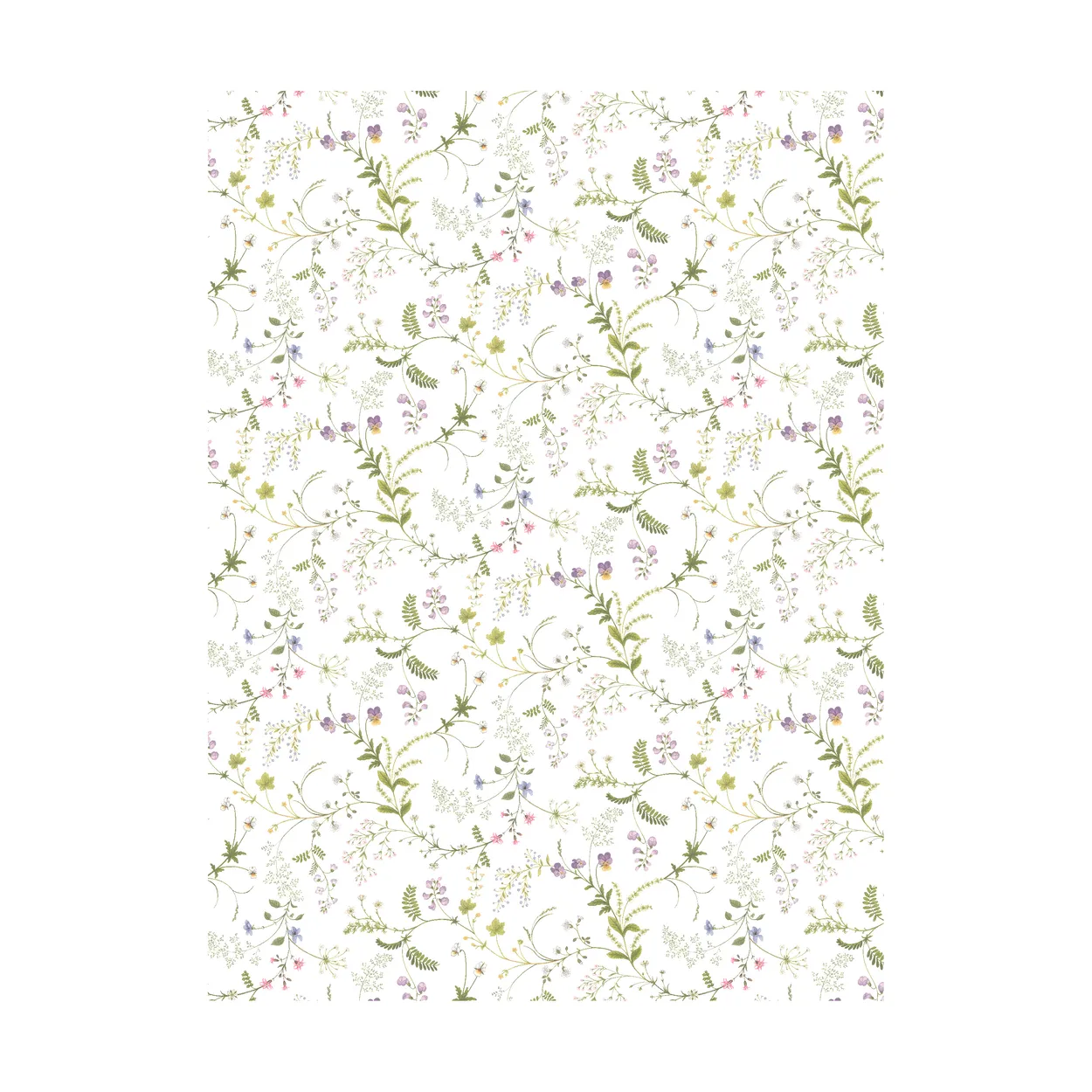 Arvidssons Textil Floral Frenzy oilcloth Green | Scandinavian Design | Tablecloths | Green