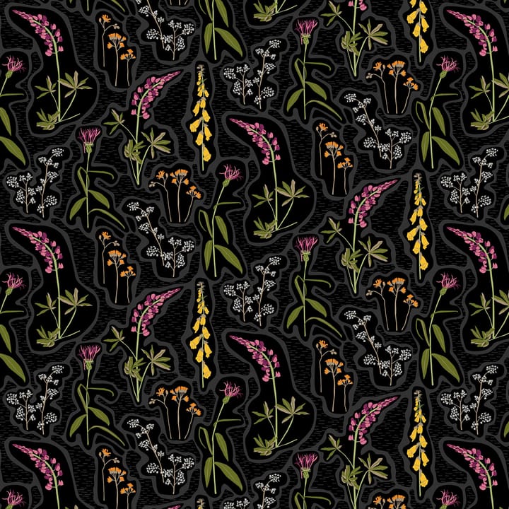 Florens oilcloth - black-multi - Arvidssons Textil