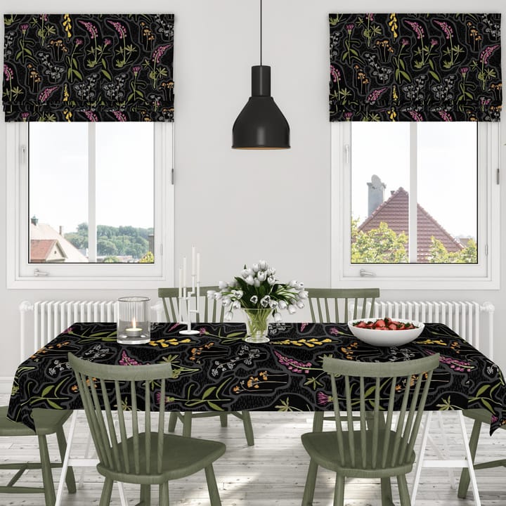 Florens oilcloth - black-multi - Arvidssons Textil