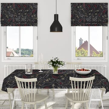 Florens oilcloth - black-red - Arvidssons Textil