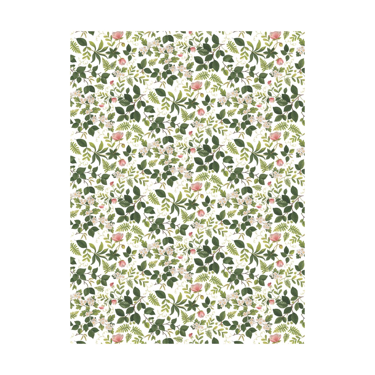 Arvidssons Textil Flower Grove fabric Green