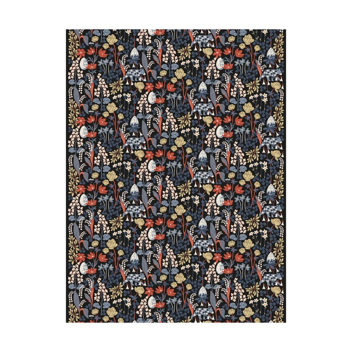 Här sover ingen björn oilcloth, Dark blue Arvidssons Textil