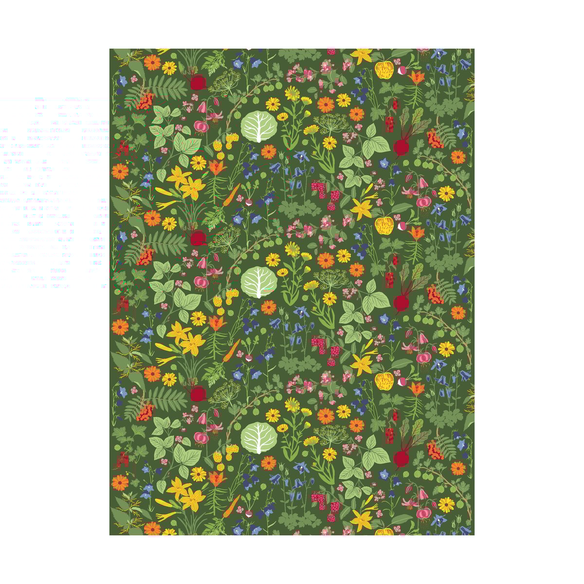 Arvidssons Textil Hedemora oilcloth Green