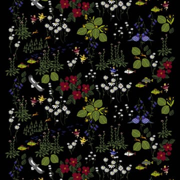 Himlajorden fabric - black - Arvidssons Textil