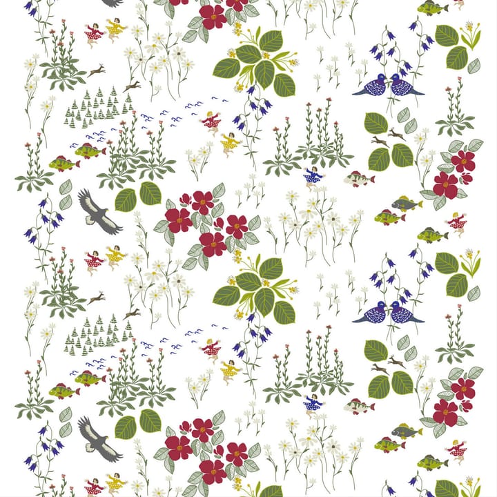 Himlajorden fabric - white - Arvidssons Textil