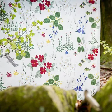 Himlajorden fabric - white - Arvidssons Textil