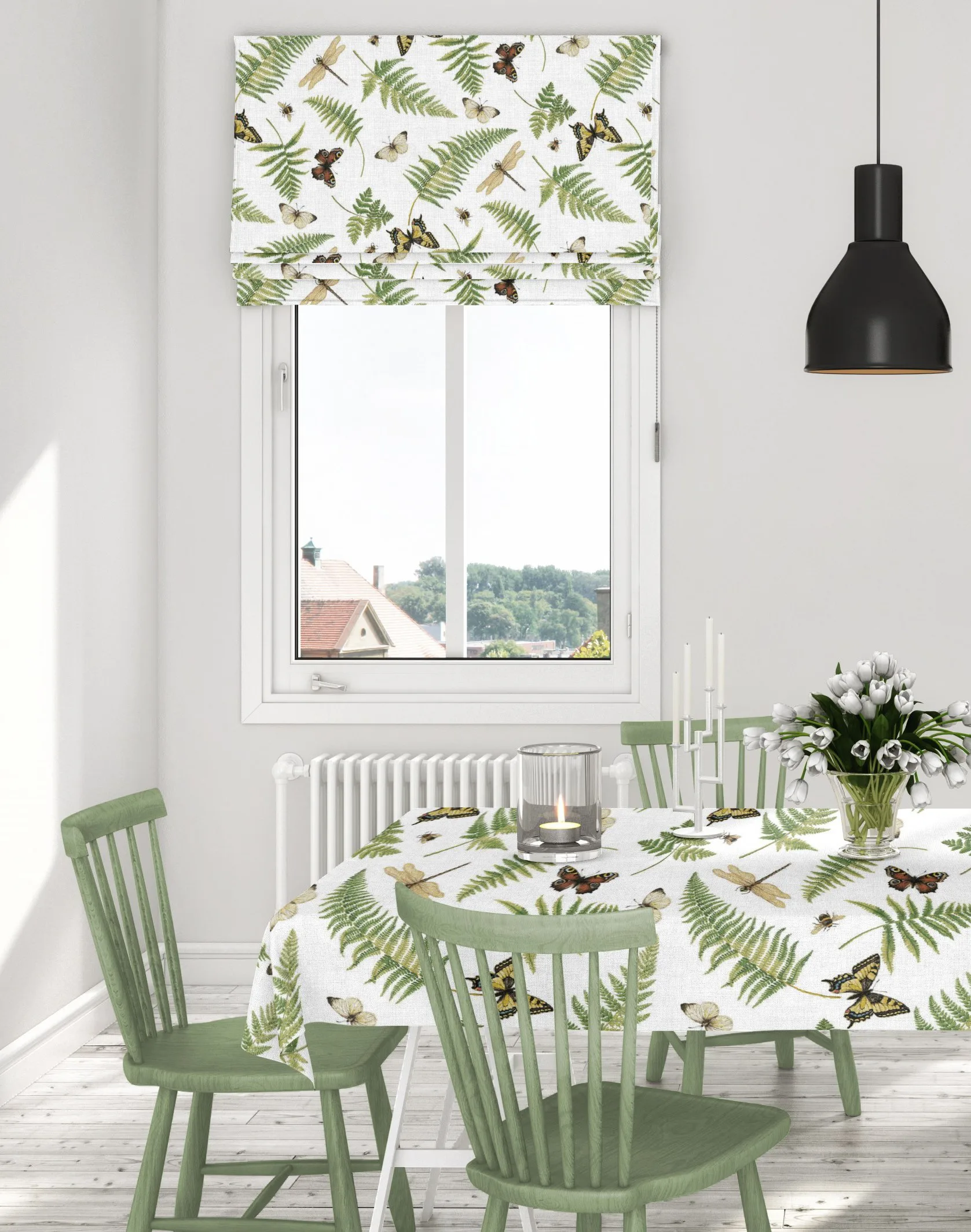 Humlan oilcloth, Green Arvidssons Textil