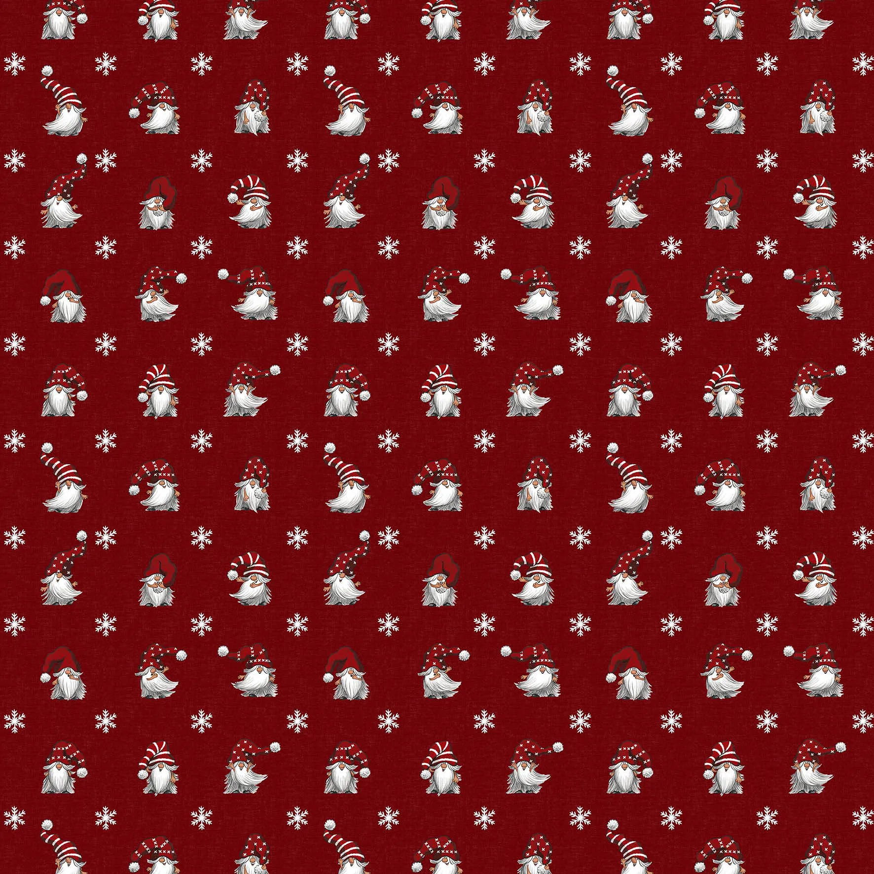 Julian and Co. Christmas fabric, Red Arvidssons Textil