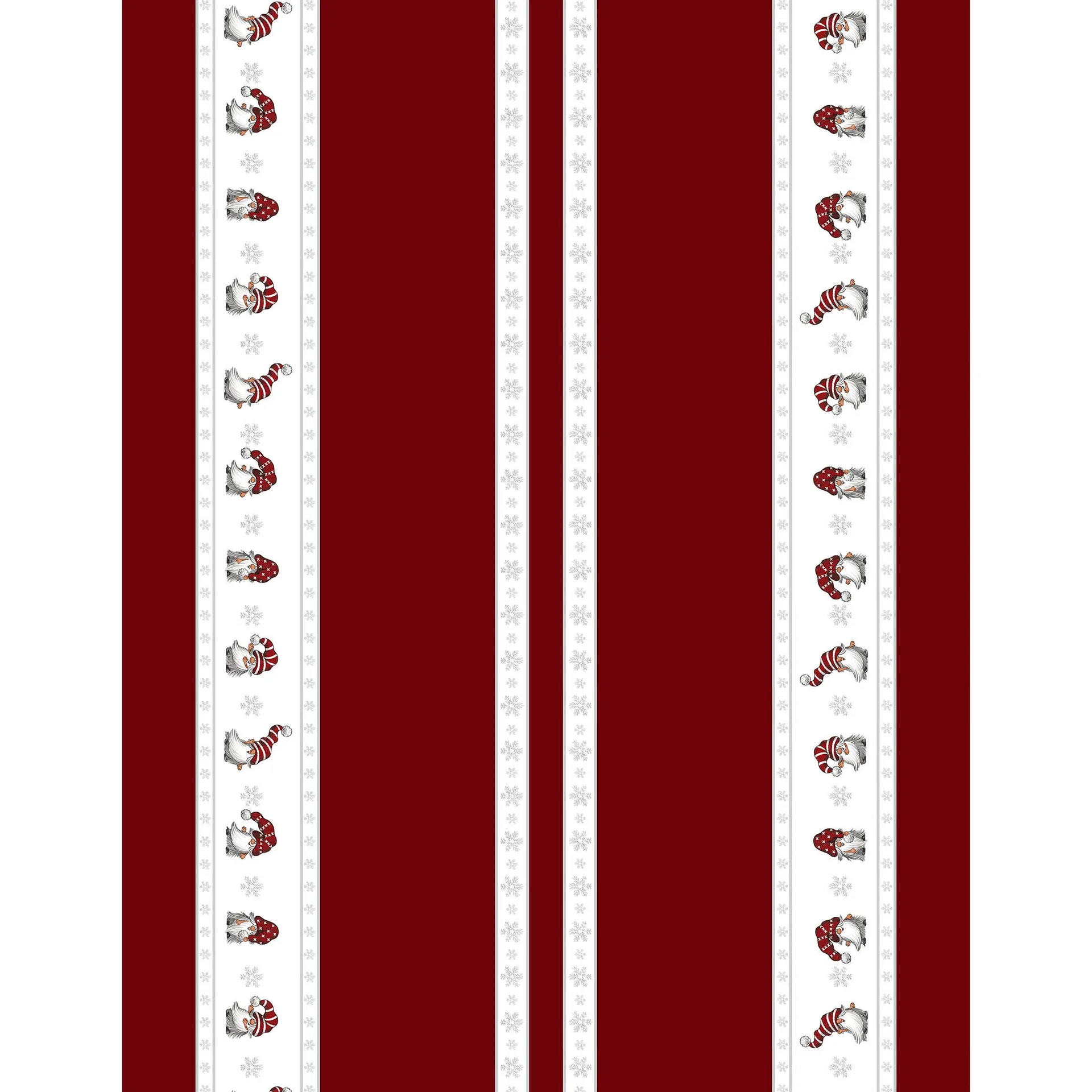 Julian and Co. Christmas fabric with edging, Red Arvidssons Textil