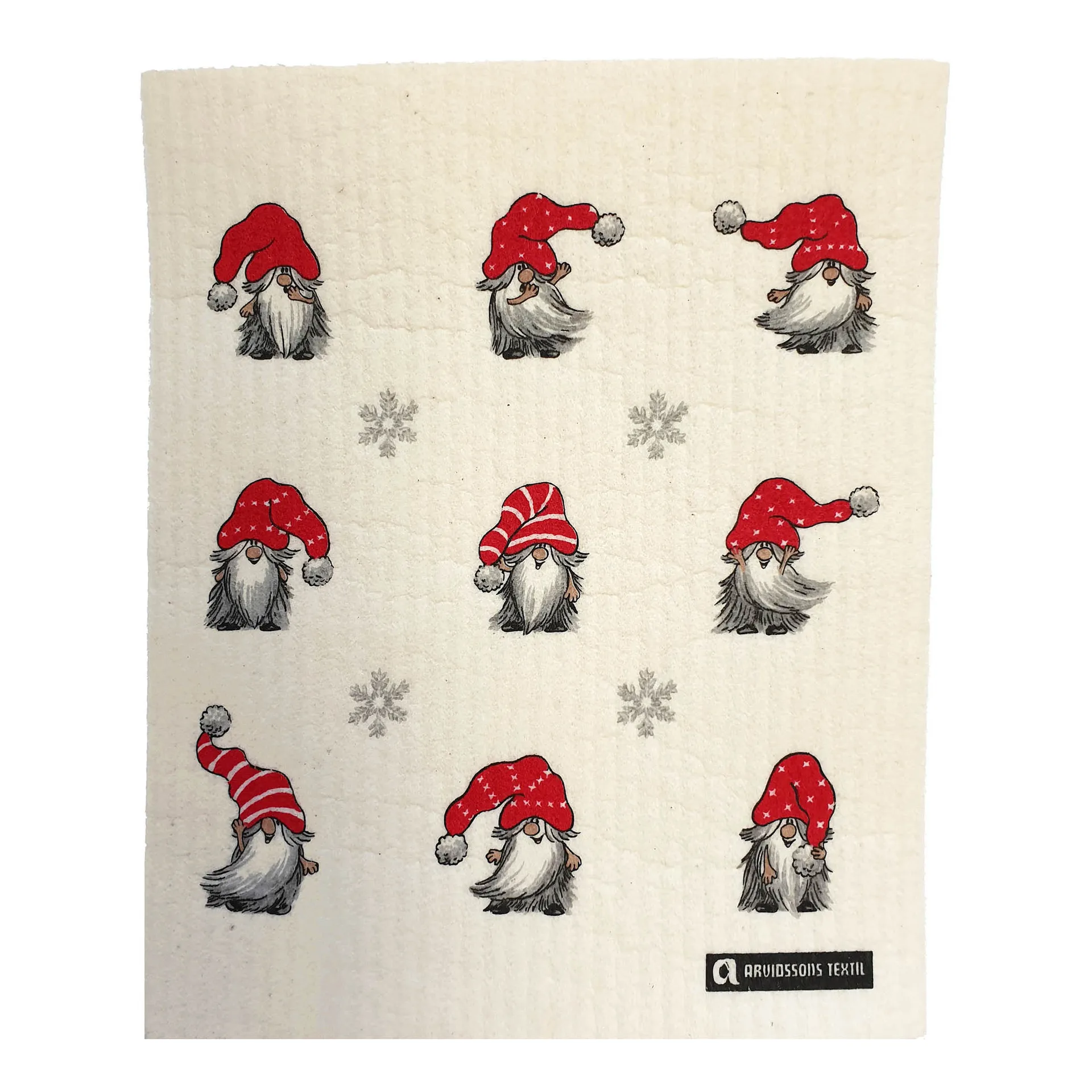 Julian and Co. dishcloth, Beige-red Arvidssons Textil