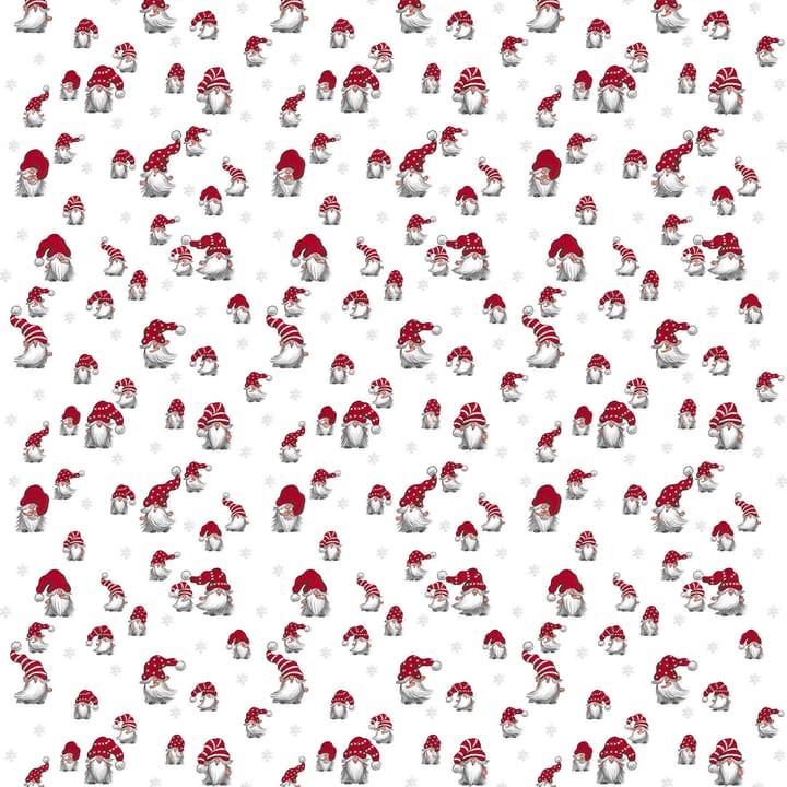 Julian fabric - off white-red - Arvidssons Textil