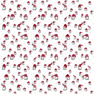 Julian oilcloth - off white-red - Arvidssons Textil