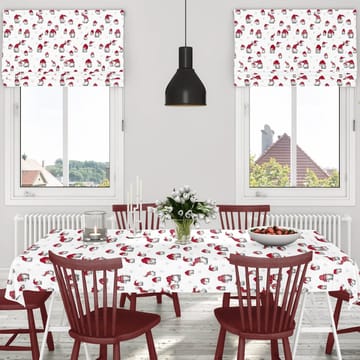 Julian oilcloth - off white-red - Arvidssons Textil