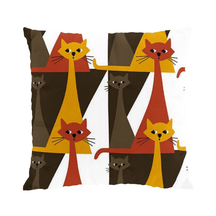 Kitty cushion cover 47x47 cm - brown - Arvidssons Textil