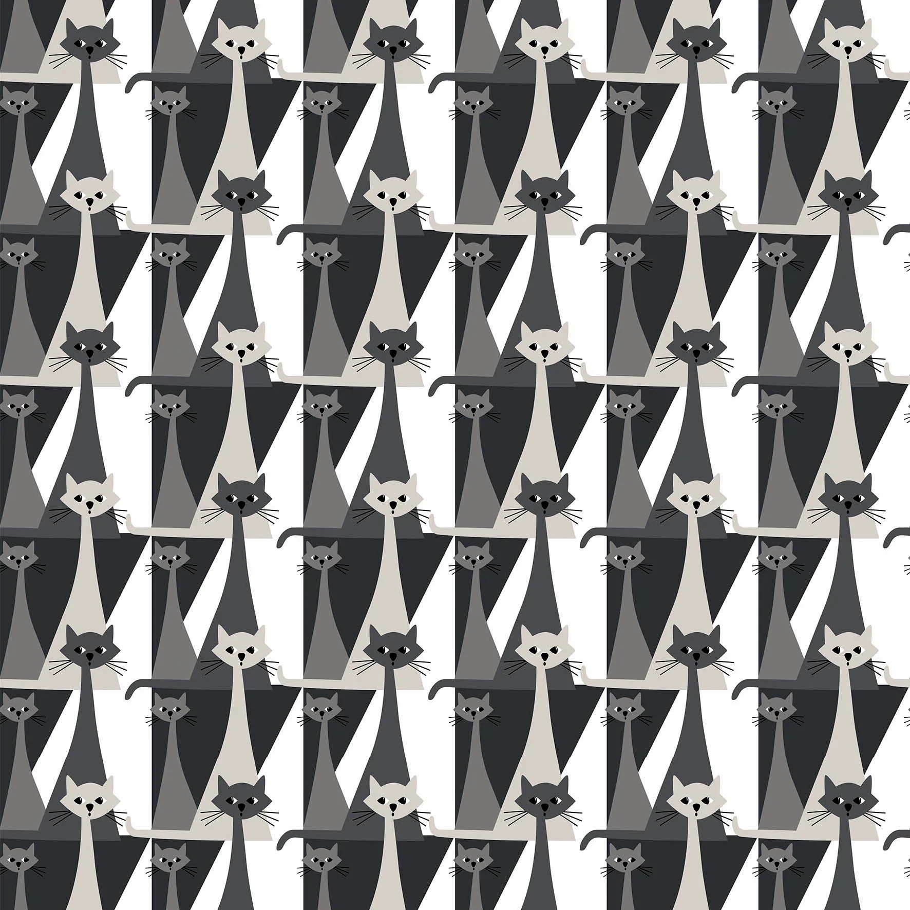 Kitty fabric, Grey Arvidssons Textil