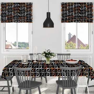 Kiwi oilcloth - black-rust - Arvidssons Textil