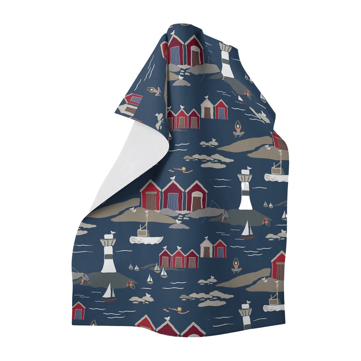 Arvidssons Textil Kust kitchen towel 65x85 cm Blue | Scandinavian Design | Kitchen tea towels | Blue