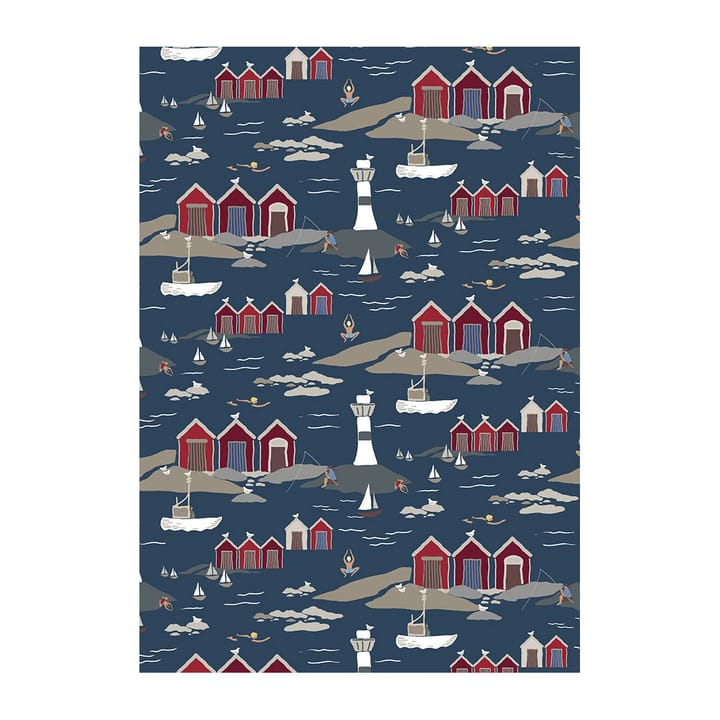 Kust oilcloth - Blue - Arvidssons Textil