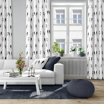 Ladusvalor fabric - white - Arvidssons Textil