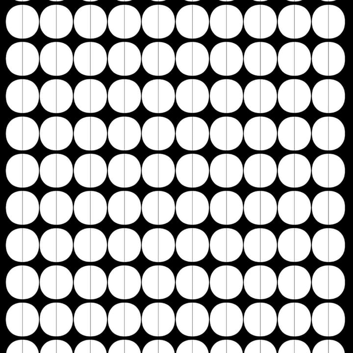 Lane fabric - white circles - Arvidssons Textil