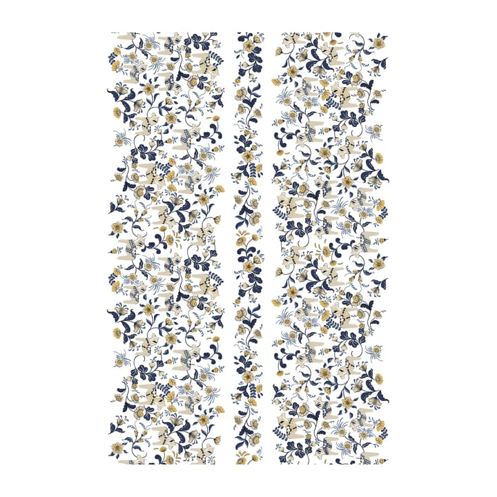 Leksand Bård fabric - Blue; Beige - Arvidssons Textil